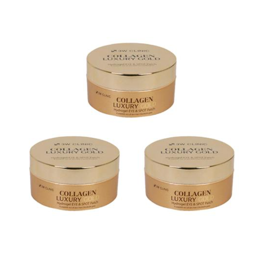 3W CLINIC Collagen Luxury Gold Hydrogel Eye & Spot Patch 90g (3 Options)
