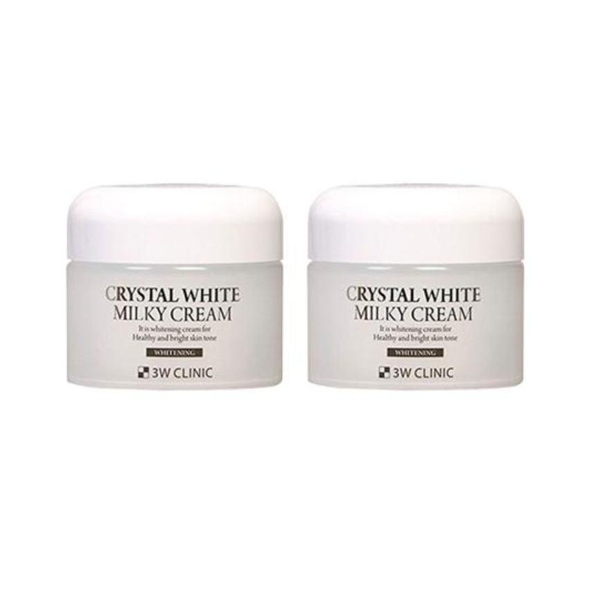 3W CLINIC Crystal White Milky Cream 50g (3 Type)