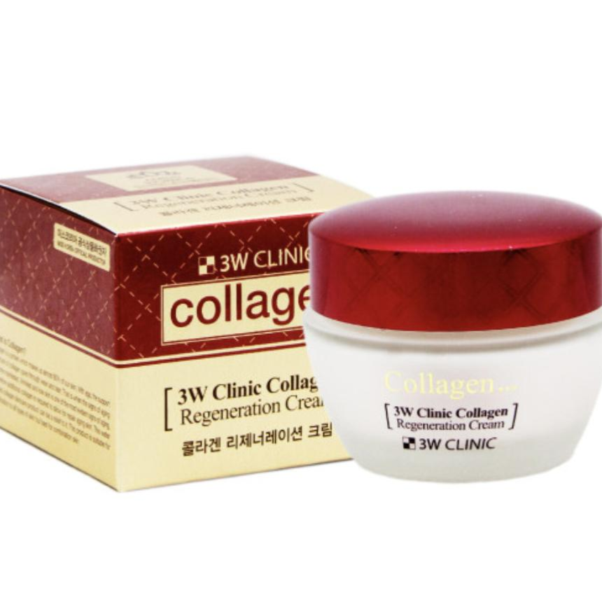 3W CLINIC Collagen Regeneration Cream 60ml (3 Options)