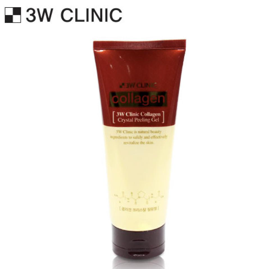 3W CLINIC Collagen Crystal Peeling Gel 180ml  (3 Options)