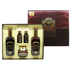 3W CLINIC Premium Placenta Skin Care 3 Set (Toner+Emulsion+Cream)