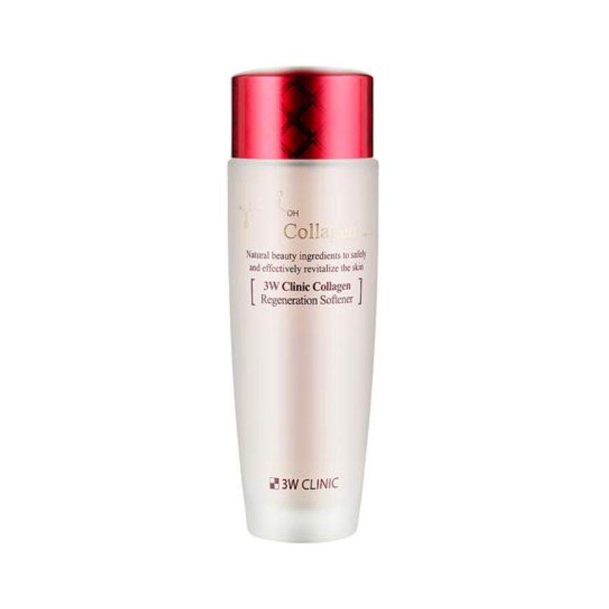 3W CLINIC Collagen Regeneration Softener 150ml, Emulsion 150ml (3 Options)