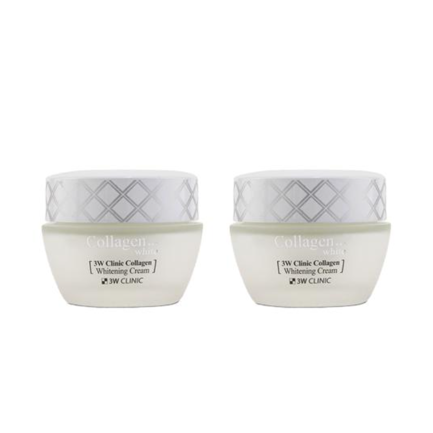 3W CLINIC Collagen Whitening Cream 60g (3 Options)