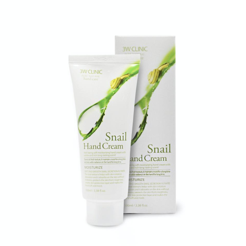 3W CLINIC Moisturizing Hand Cream Snail 100ml (3 Options)