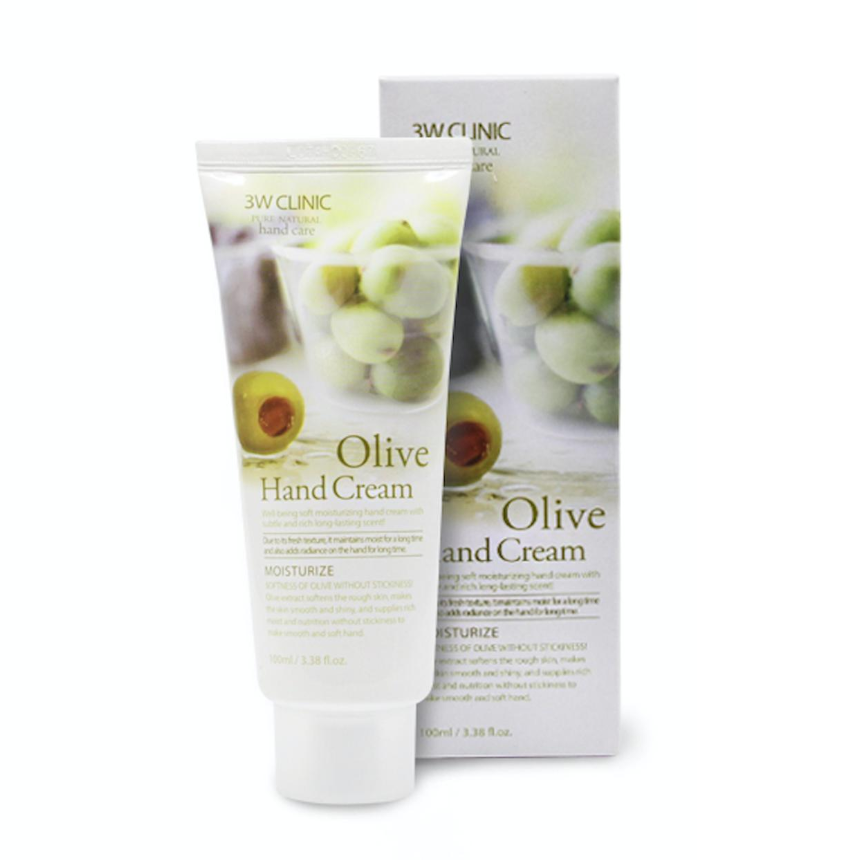 3W CLINIC Moisturizing Hand Cream Olive 100ml (3 Options)