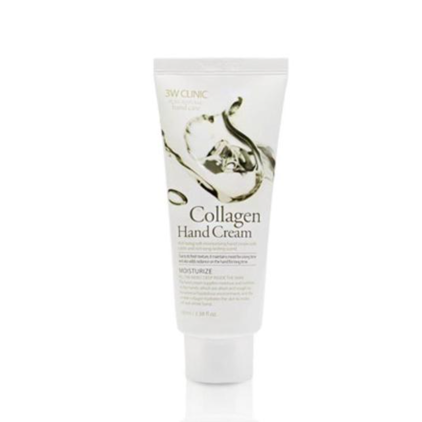 3W CLINIC Moisturizing Hand Cream Collagen 100ml (3 Options)