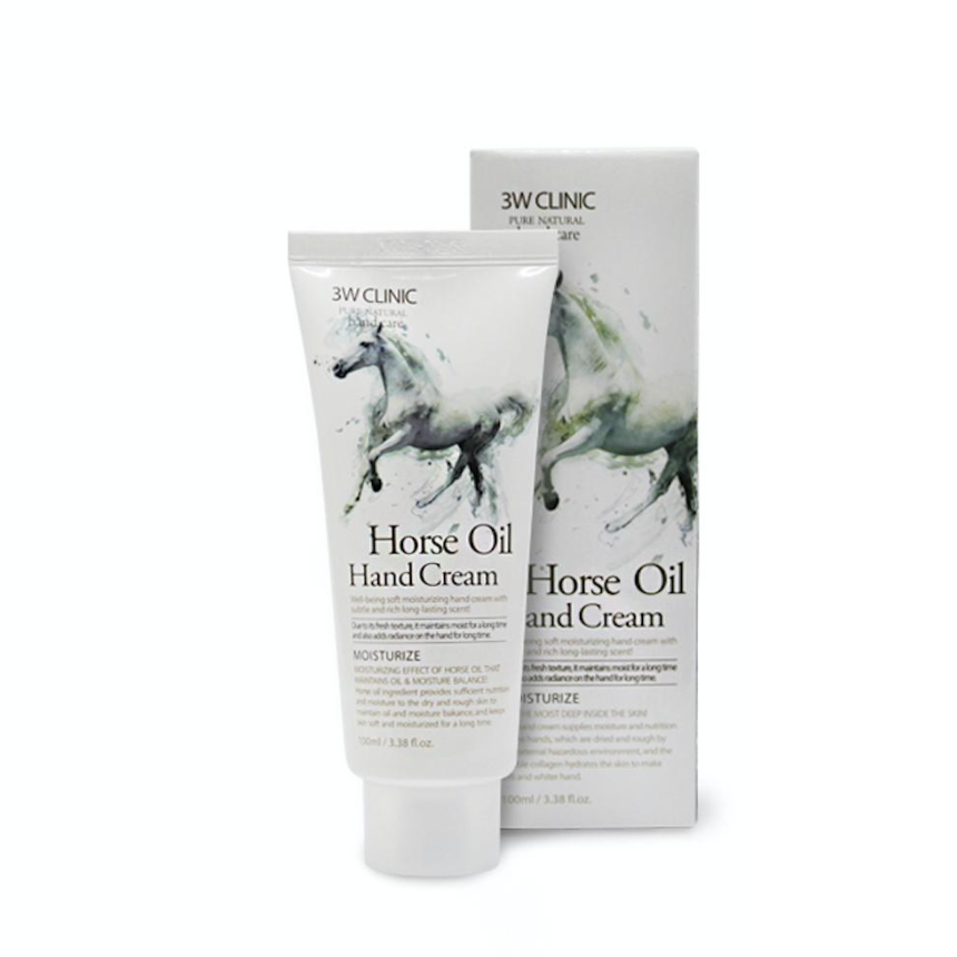 3W CLINIC Moisturizing Hand Cream Horse Oil 100ml(3 Options)