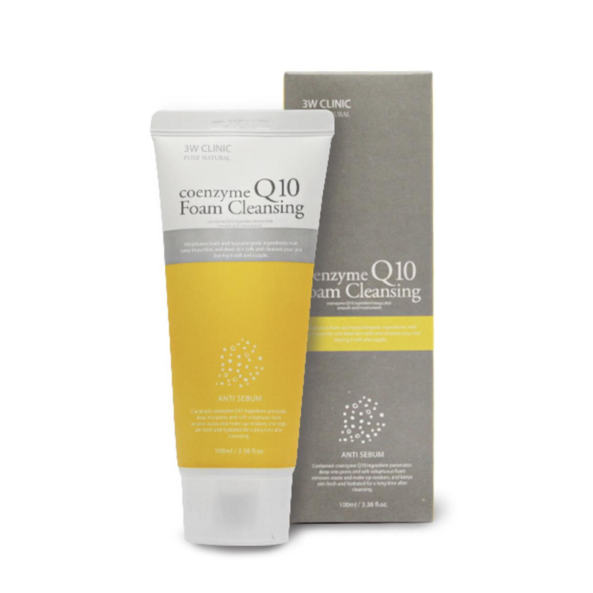 3W CLINIC Coenzyme Q10 Foam Cleansing 100ml (3 Options)