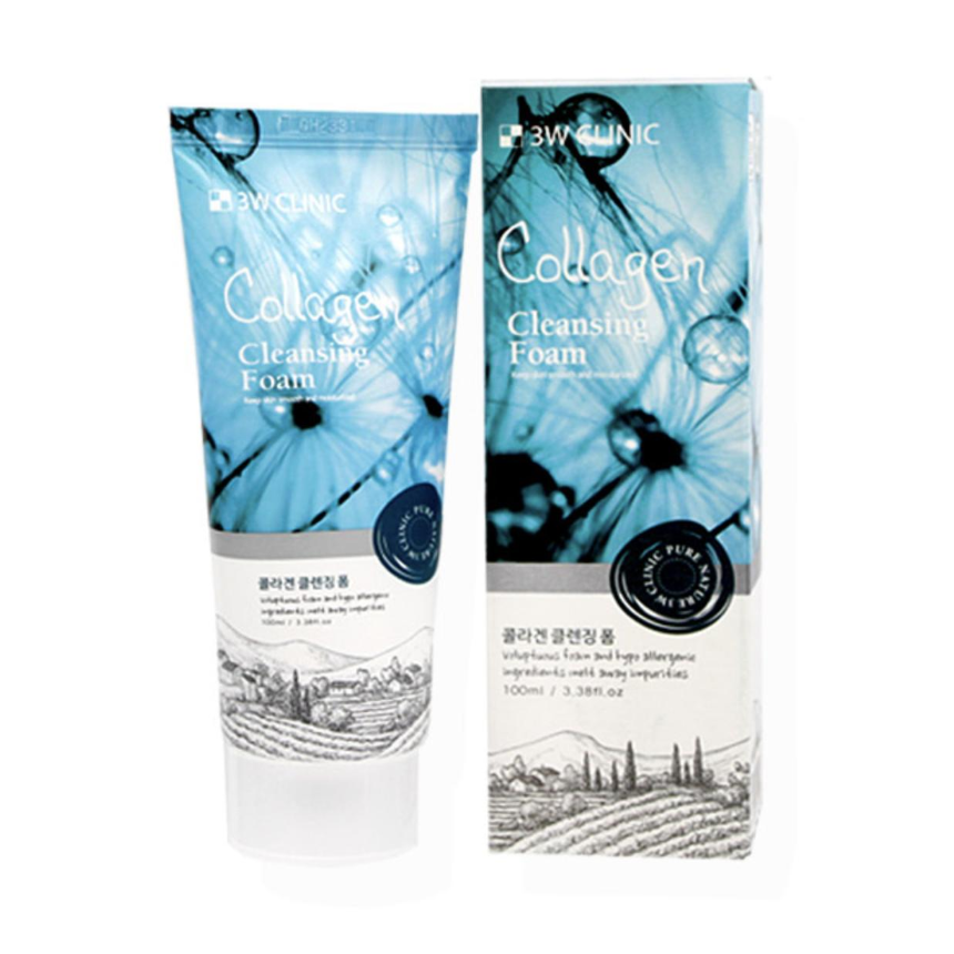 3W CLINIC Collagen Cleansing Foam 100ml (3 Options)