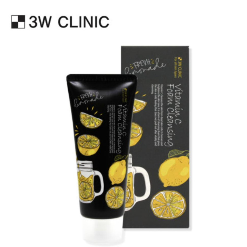 3W CLINIC Vitamin C Foam Cleansing 100ml (3 Options)