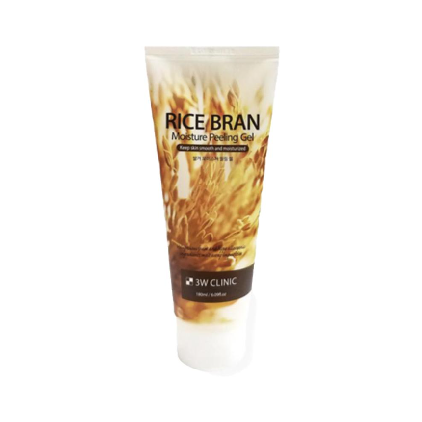 3W CLINIC Rice Bran Moisture Peeling Gel 180ml (3 Options)