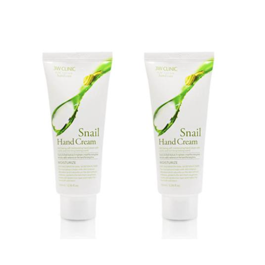 3W CLINIC Moisturizing Hand Cream Snail 100ml (3 Options)