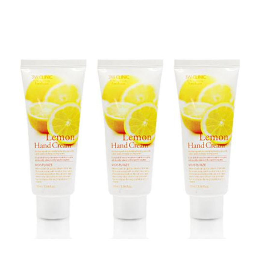 3W CLINIC Moisturizing Hand Cream Lemon 100ml (3 Options)