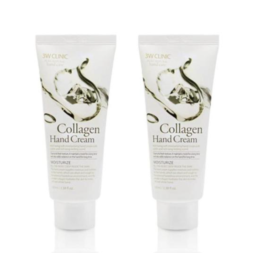 3W CLINIC Moisturizing Hand Cream Collagen 100ml (3 Options)