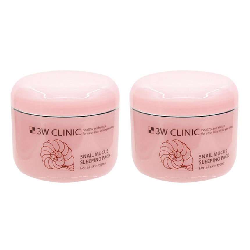 3W CLINIC Snail Sleeping Pack 100ml (3 Options)