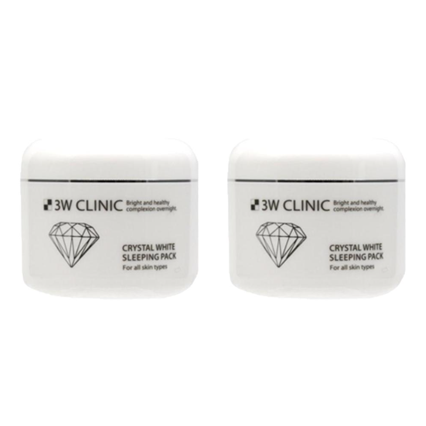 3W CLINIC Crystal White Sleeping Pack 100ml (3 Options)
