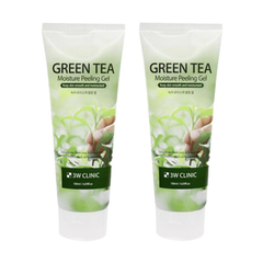 3W CLINIC Green Tea Moisture Peeling Gel 180ml (3 Options)