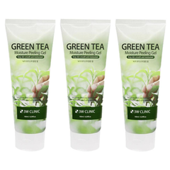 3W CLINIC Green Tea Moisture Peeling Gel 180ml (3 Options)