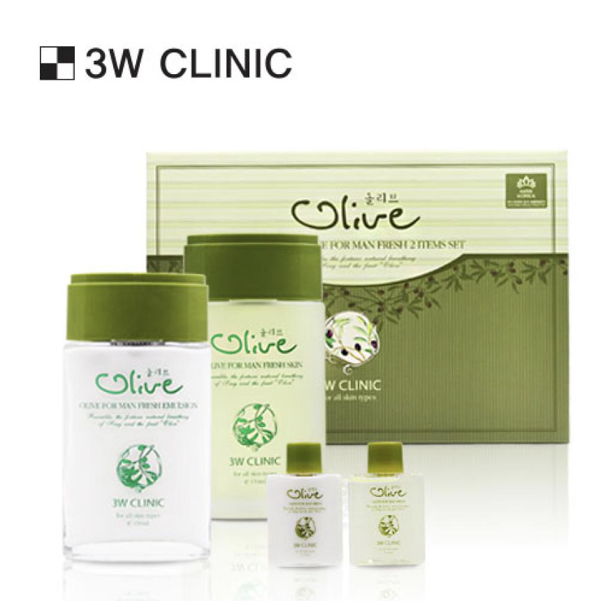 3W CLINIC Olive For Man 2 SET