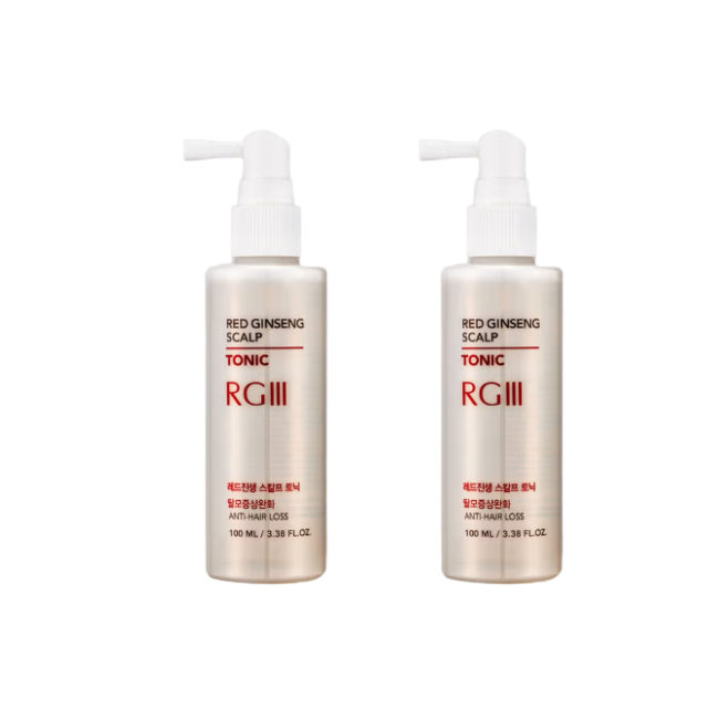 RGIII Red Ginseng Scalp Shampoo 300ml, Hair Pack 200 ml, Scalp Tonic 100ml (10 Options)