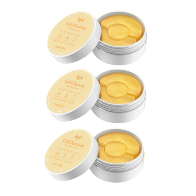 SECRET KEY High-Concentration Essence Hydrogel Racoony Eye Patch (Marine 60 patches ,Gold 90 patches) (6 Options)