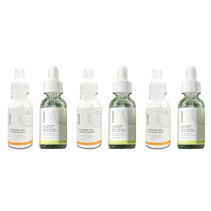 JBSARA Niacinamide Serum 30ml + Snail Serum 30ml (3 Options)