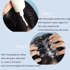 Eiio Silky Glow Shampoo+Water Treatment+Sea Salt Scalp Scaler = Best Hair&Scalp SET (3 Options)
