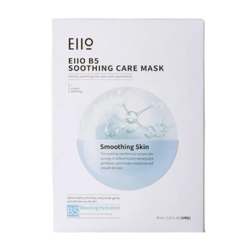 Eiio B5 Soothing Care Mask 30ml Per Sheet (5 Sheets Per Box) (3 Options)