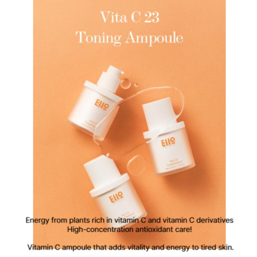 Eiio Vita C23 Toning Ampoule 30ml , Vita C Enzyme Cleanser 60g (7 Options)