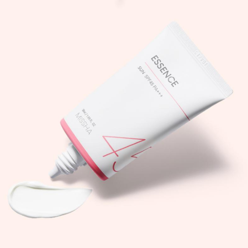 MISSHA All Around Safe Block Essence Sunscreen SPF45+/PA+++ with Missha Perfect Cover BB Cream (6 Options)