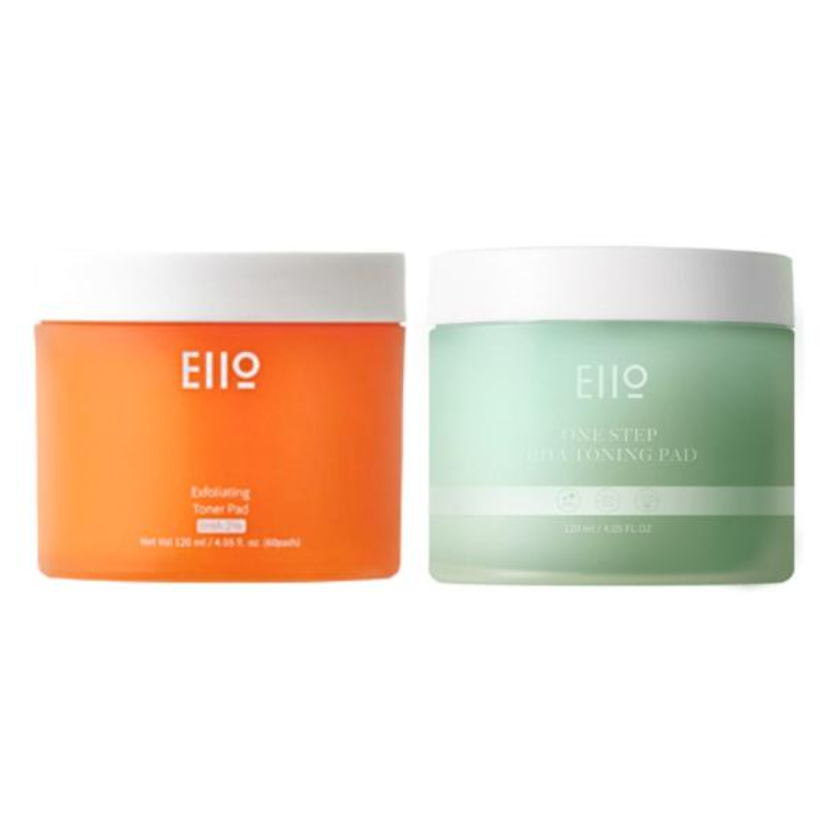 Eiio BHA 0.5% One Step Toning Pad, BHA 2% Exfoliating Toner Pad (Each 120ml  4.05 fl.oz., 60 pads) (7 Options)