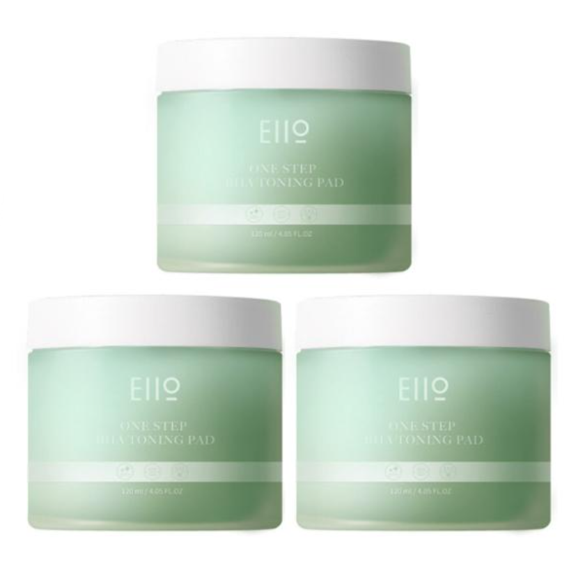Eiio BHA 0.5% One Step Toning Pad, BHA 2% Exfoliating Toner Pad (Each 120ml  4.05 fl.oz., 60 pads) (7 Options)