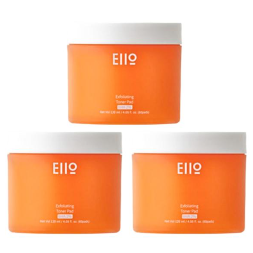 Eiio BHA 0.5% One Step Toning Pad, BHA 2% Exfoliating Toner Pad (Each 120ml  4.05 fl.oz., 60 pads) (7 Options)