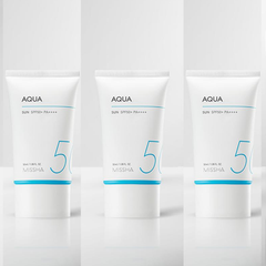 MISSHA All Around Safe Block Aqua Sunscreen SPF50+/PA++++ with Missha Perfect Cover BB Cream (6 Options)