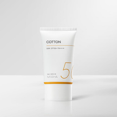 MISSHA All Around Safe Block Cotton Sunscreen SPF50+/PA++++ with Missha Perfect Cover BB Cream (6 Options)