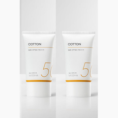 MISSHA All Around Safe Block Cotton Sunscreen SPF50+/PA++++ with Missha Perfect Cover BB Cream (6 Options)