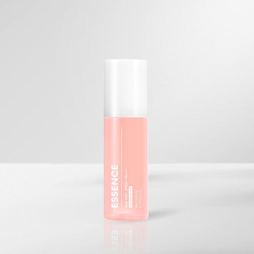 MISSHA All Around Safe Block Essence Sun Mist 80mL SPF50+PA+++ with Missha Perfect Cover BB Cream (5 Options)