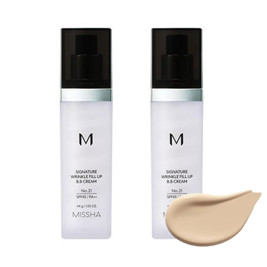 MISSHA Signature Wrinkle Fill-up BB Cream SPF45PA++, 2 Colors, 44g (7 Options)