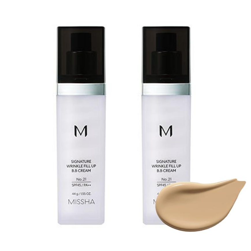 MISSHA Signature Wrinkle Fill-up BB Cream SPF45PA++, 2 Colors, 44g (7 Options)