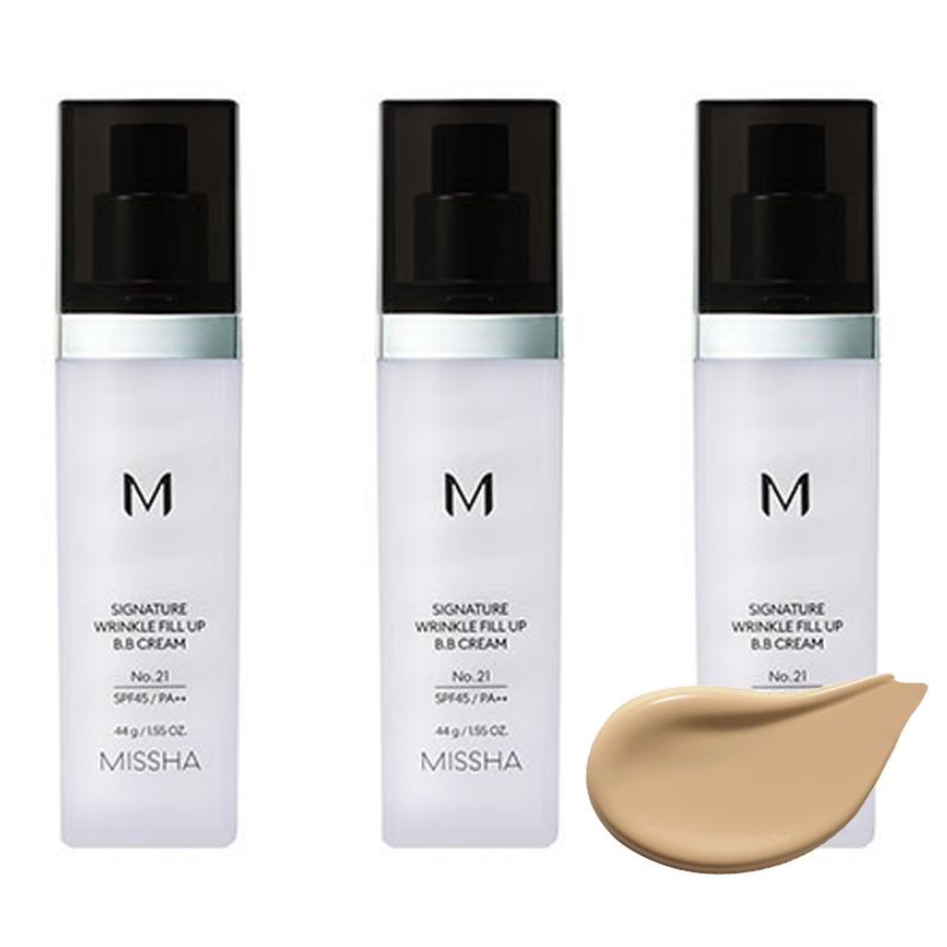 MISSHA Signature Wrinkle Fill-up BB Cream SPF45PA++, 2 Colors, 44g (7 Options)