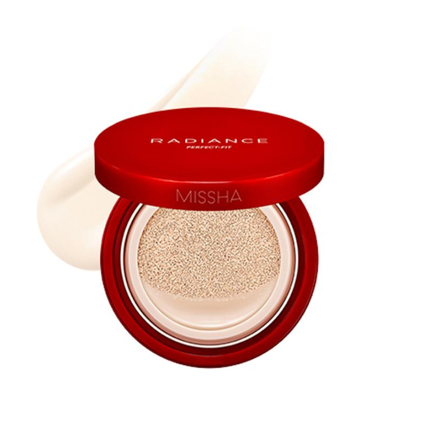 MISSHA Radiance Perfect Fit Foundaiton BB Cushion, 4 Colors, SPF50+/PA+++ (8 Options)