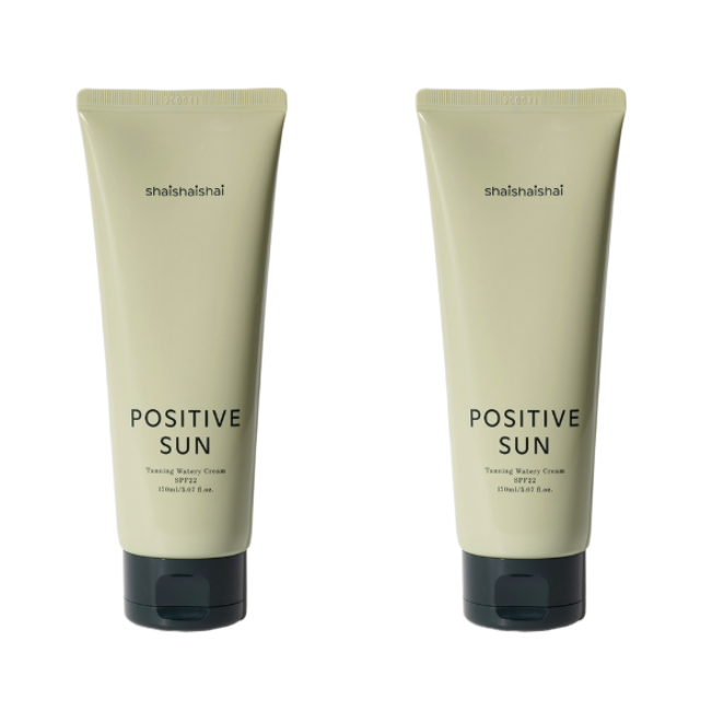 ShaiShaiShai Positive Sun Tanning Watery Cream SPF22 Tube type: 150ml, Pouch type: 110ml (7 Options)