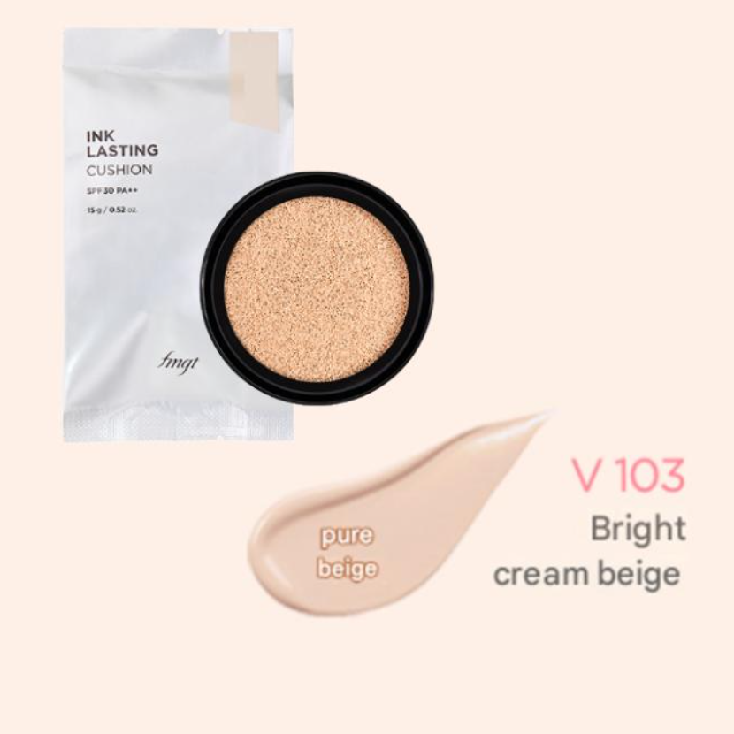 The Face Shop fmgt Ink Lasting Cushion SPF30 PA++ 15g (4 Colors, Refill Cushion Option)