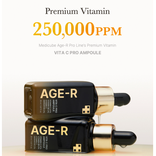 Medicube AGE‑R Vita C Pro Ampoule 20ml (3 Options)