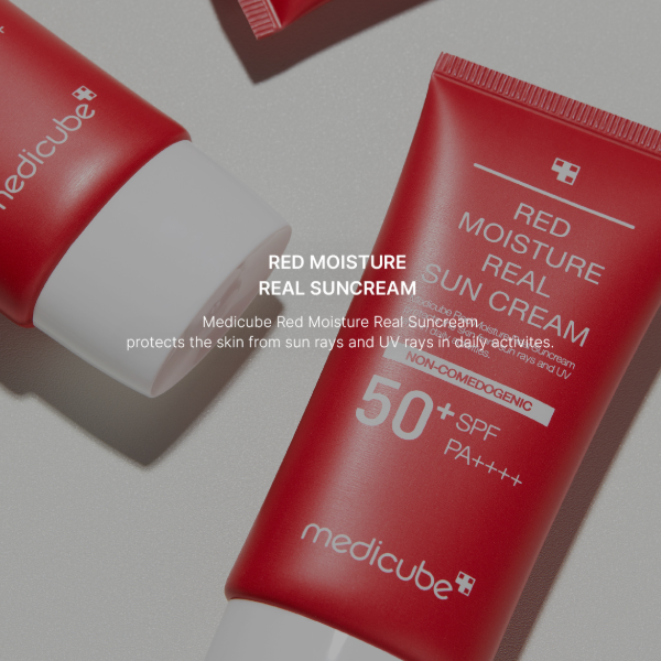 Medicube Red Moisture Real Sun Cream 50ml (3 Options)