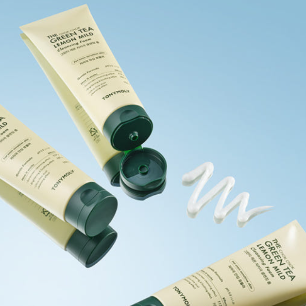 TONYMOLY The Chok Chok Green Tea Lemon Mild Low pH Cleansing Foam 150ml