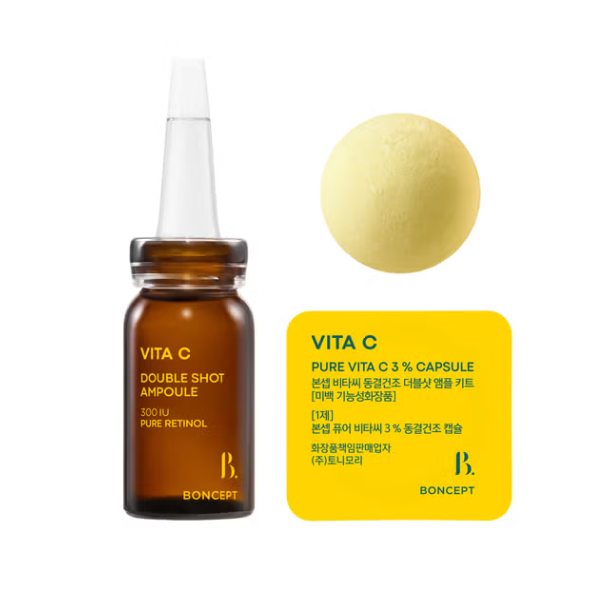 BONCEPT VITA C Freeze-Dried Double Shot Ampoule Kit (3 Options)