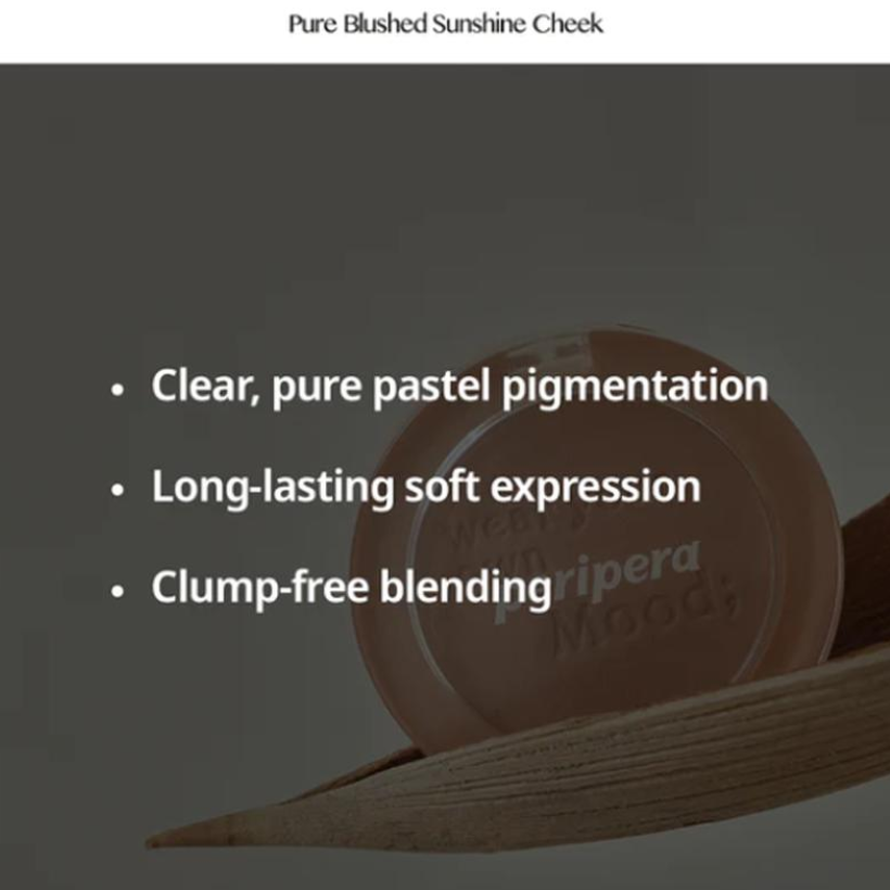 CLUB CLIO PERIPERA Pure Blushed Sunshine Cheek 4.2g (14 Color, 14 Options)