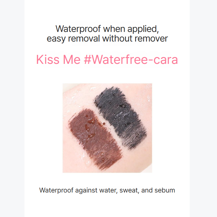 KISSME Heroine Make Advanced Film Mascara Water Proof Free (Long / Volume) (4 Options)