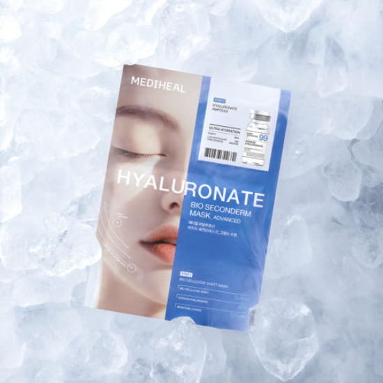 MEDIHEAL Bio Seconderm Mask (Ampoule 4ml + 23ml mask pack) (3 Types) (4 Options)